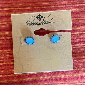 Patricia Nash Turquoise Oval Earrings